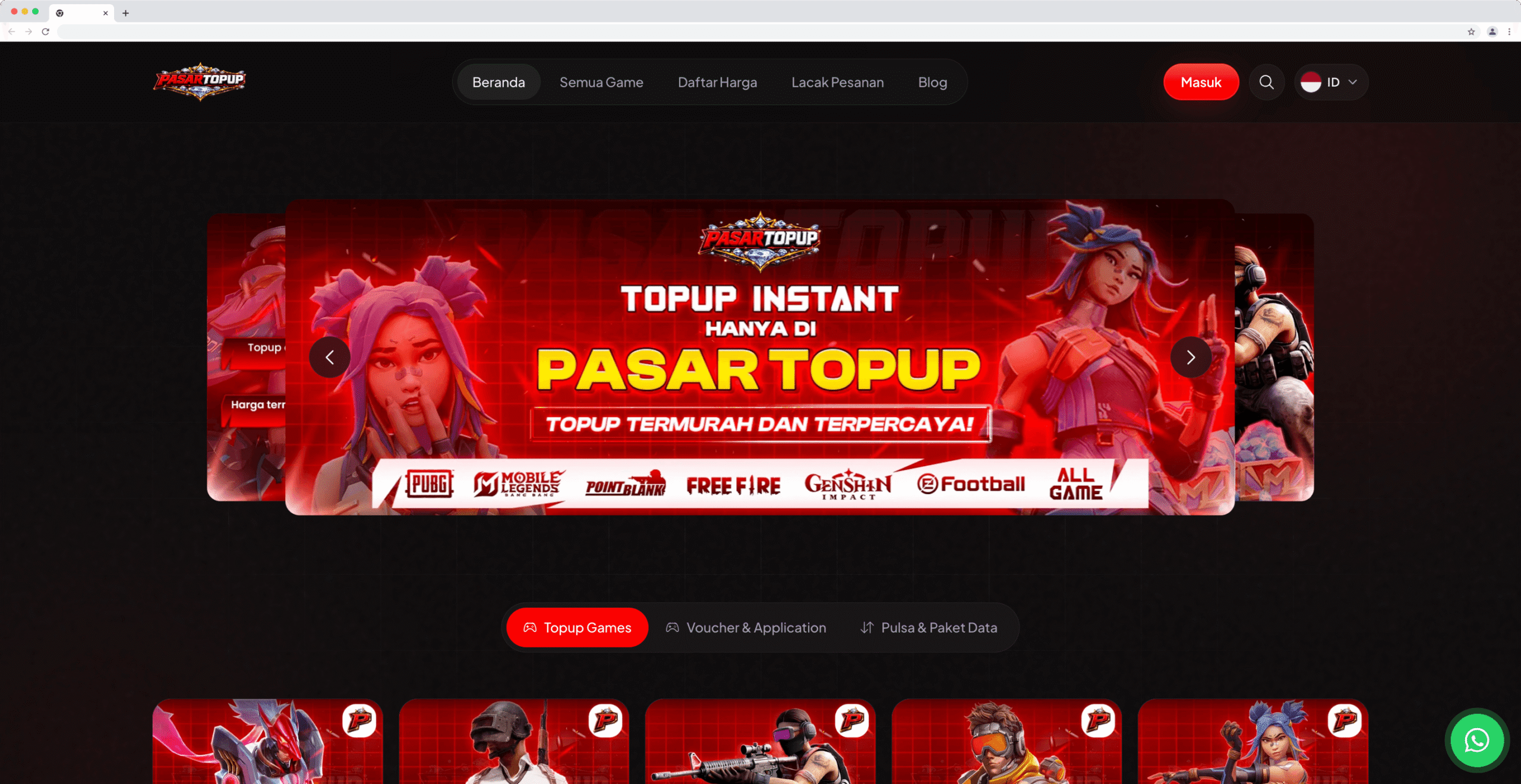 pasartopup